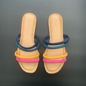 Old Navy rainbow sandals